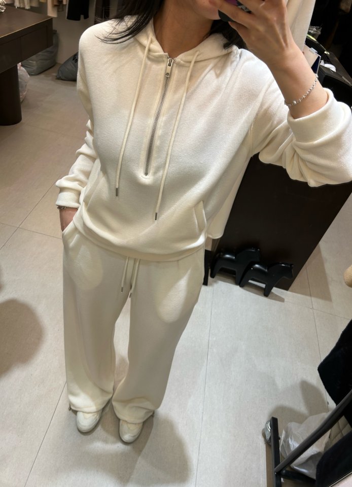 Merry J - Korean Women Fashion - #momslook - Rabbit Hoodie Set - 5