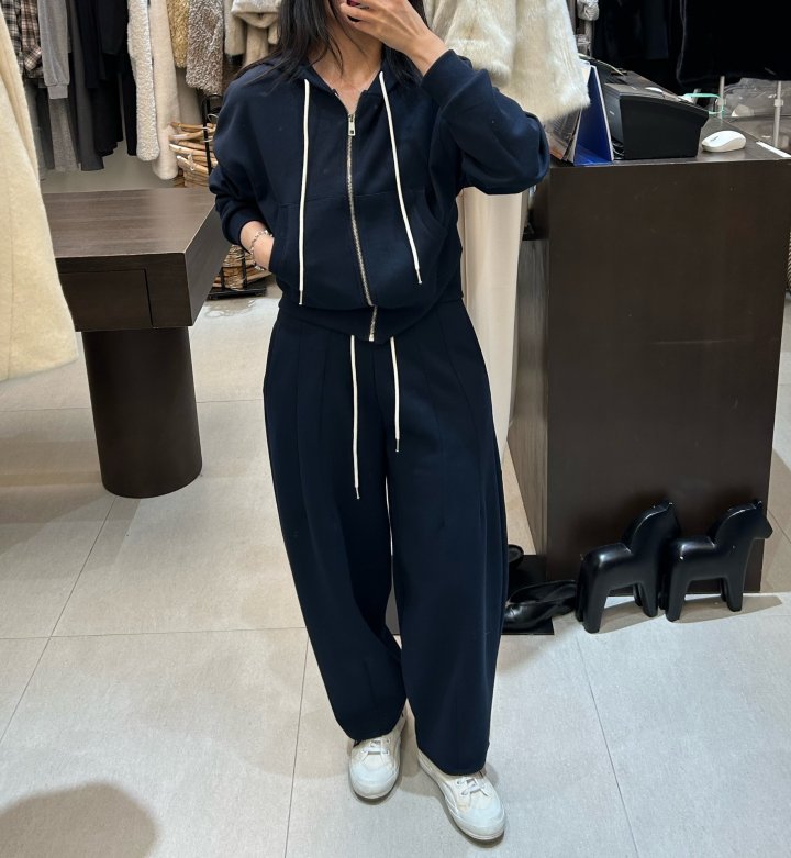 Merry J - Korean Women Fashion - #momslook - Rude Hoodie Set - 10