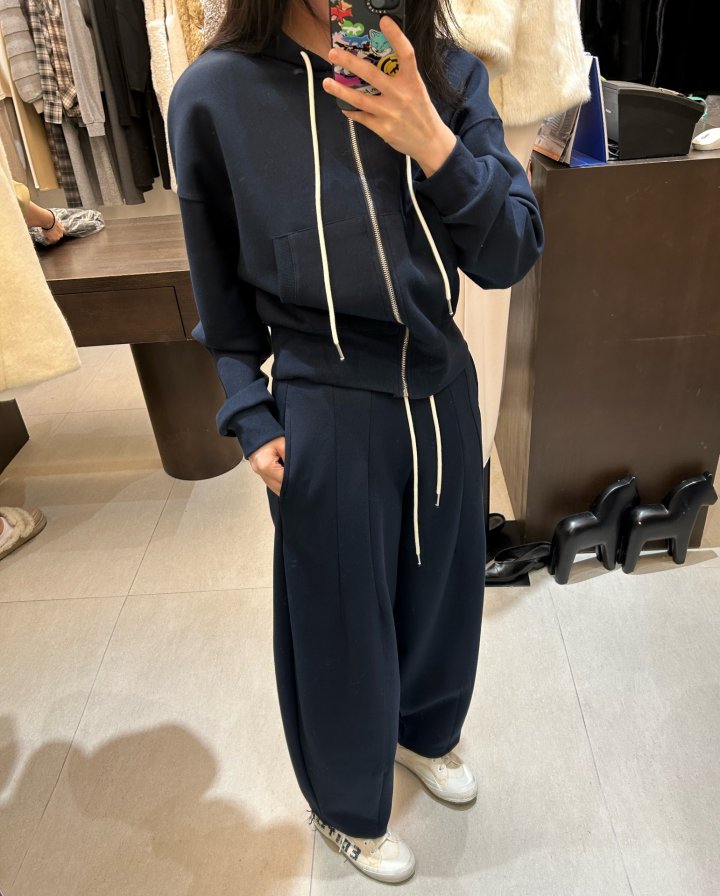 Merry J - Korean Women Fashion - #momslook - Rude Hoodie Set - 11