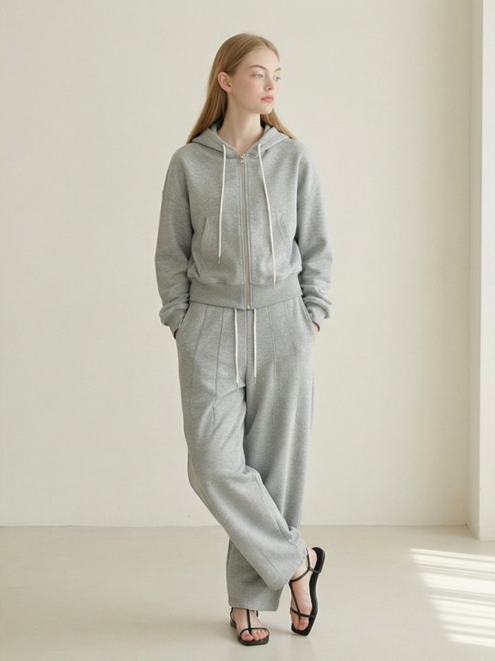 Merry J - Korean Women Fashion - #womensfashion - Rude Hoodie Set - 4