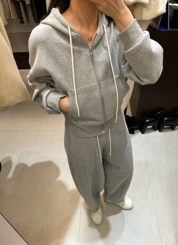 Merry J - Korean Women Fashion - #momslook - Rude Hoodie Set - 6