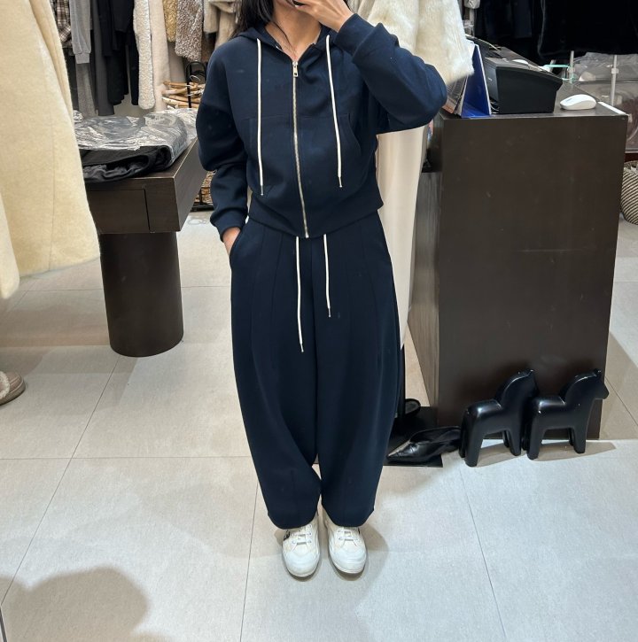 Merry J - Korean Women Fashion - #momslook - Rude Hoodie Set - 8