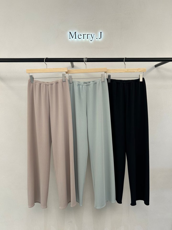 Merry J - Korean Women Fashion - #momslook - Stretch Pleated Pants - 5