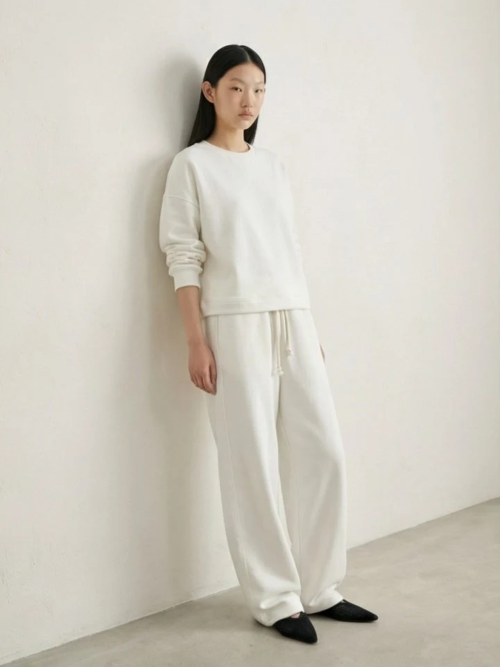 Merry J - Korean Women Fashion - #momslook - Lounge Sweatshirt Set - 2