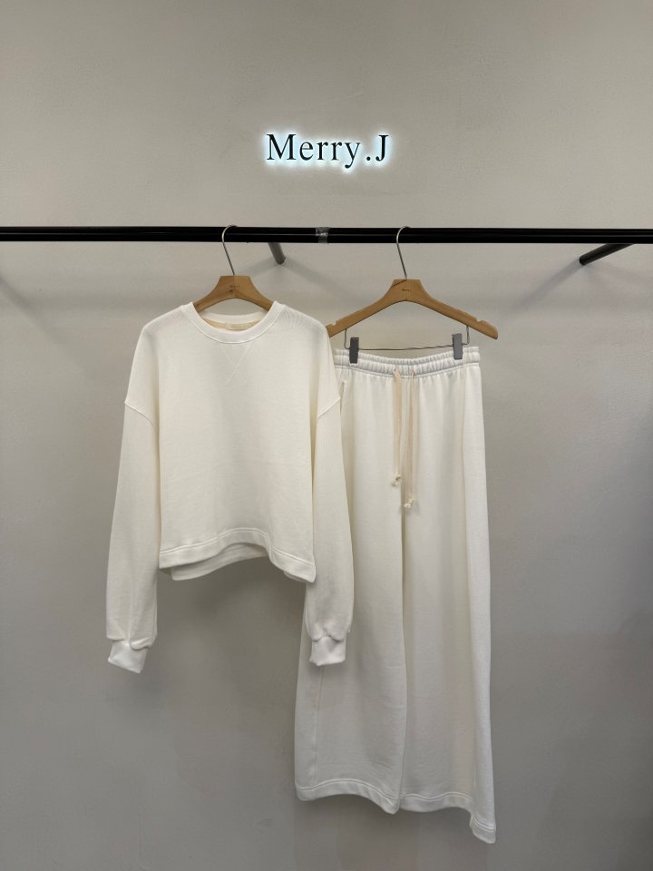 Merry J - Korean Women Fashion - #momslook - Lounge Sweatshirt Set - 6