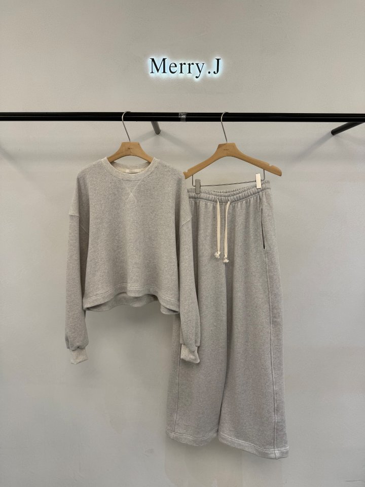 Merry J - Korean Women Fashion - #momslook - Lounge Sweatshirt Set - 7