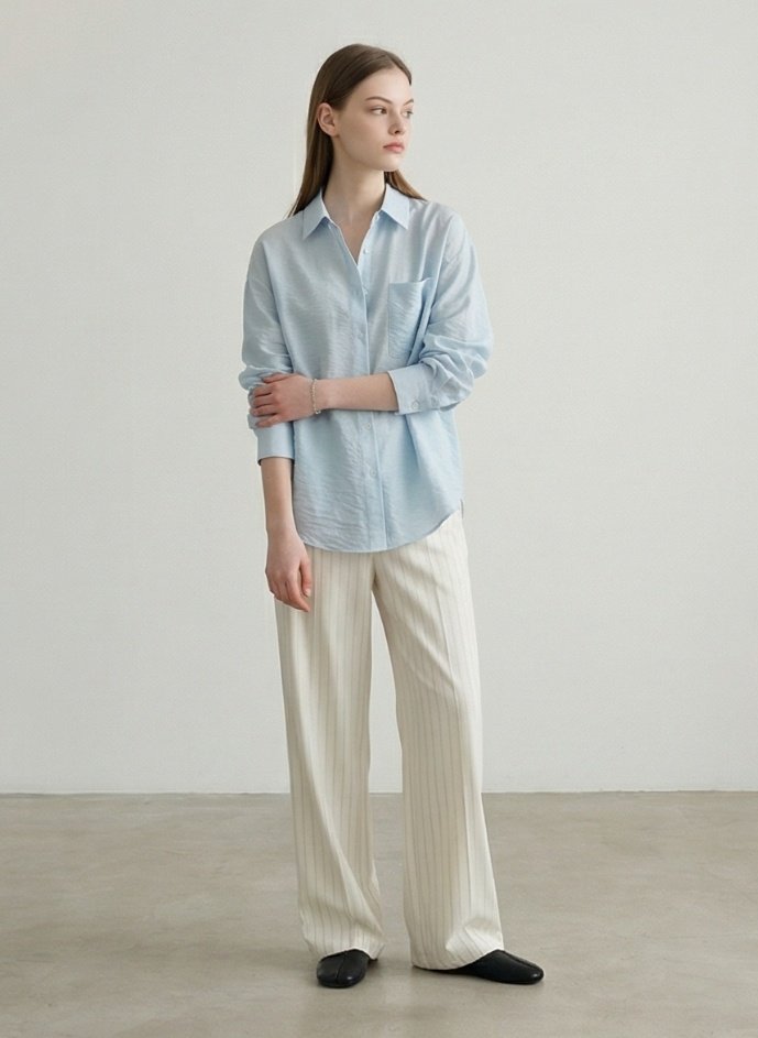Merry J - Korean Women Fashion - #momslook - Note Stripe Pants