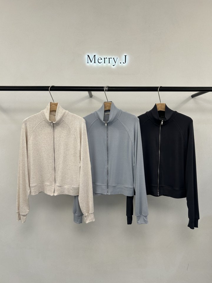 Merry J - Korean Women Fashion - #pursuepretty - James Half-Neck Zip-Up Set - 7