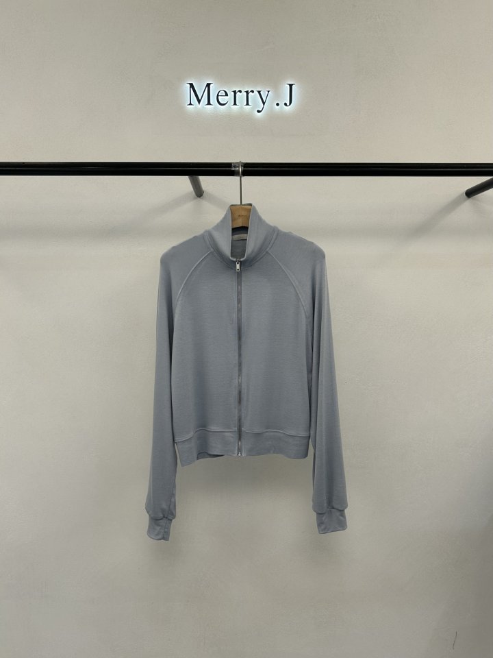 Merry J - Korean Women Fashion - #romanticstyle - James Half-Neck Zip-Up Set - 9