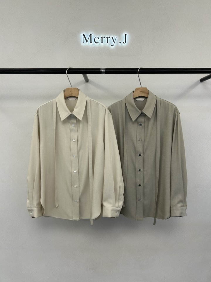 Merry J - Korean Women Fashion - #shopsmall - Rosy Belted Shirt Set - 8
