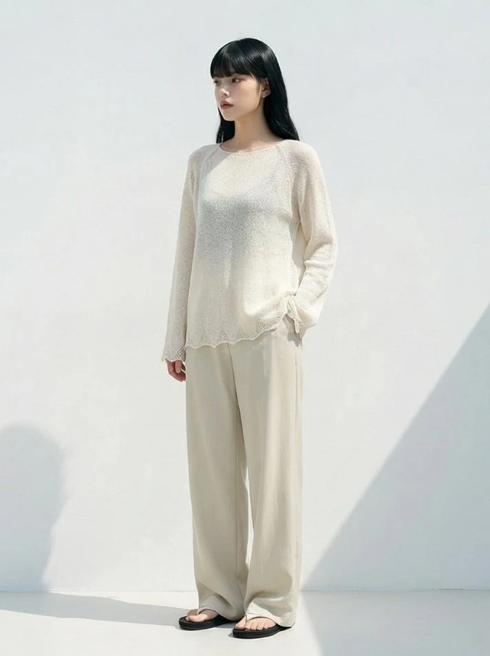 Merry J - Korean Women Fashion - #thelittlethings - Romance Lace Knit