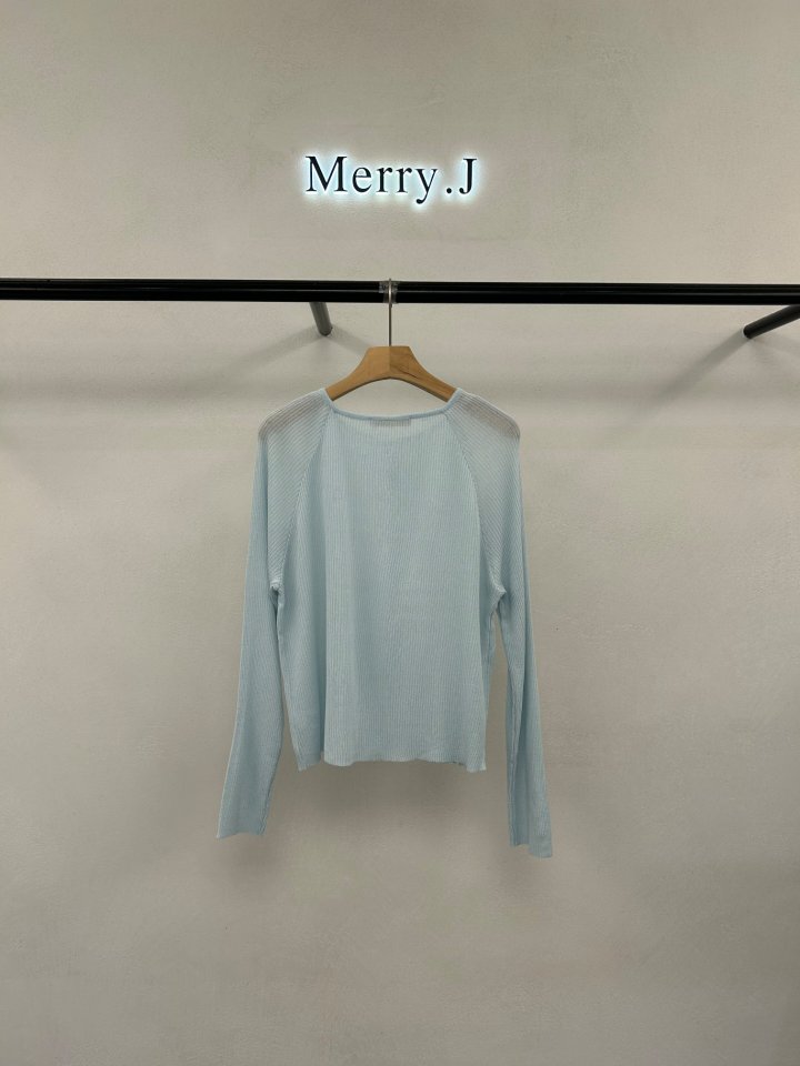 Merry J - Korean Women Fashion - #womensfashion - Soft Button Knit - 10