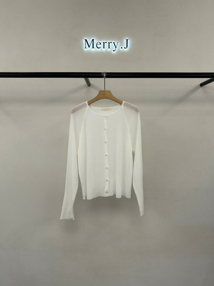 Merry J - Korean Women Fashion - #womensfashion - Soft Button Knit - 6