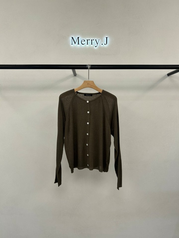 Merry J - Korean Women Fashion - #womensfashion - Soft Button Knit - 8