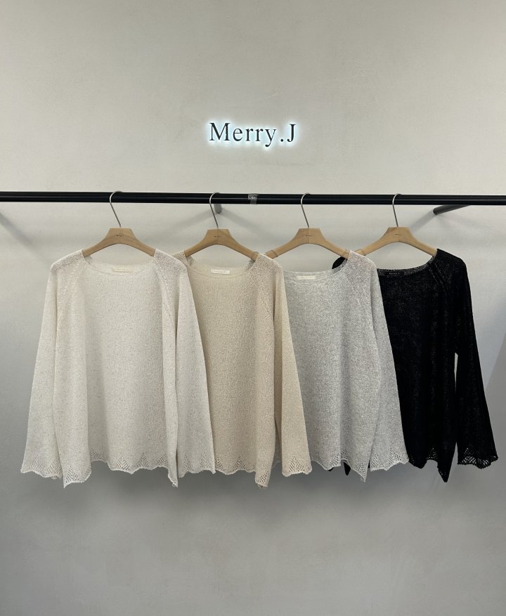 Merry J - Korean Women Fashion - #womensfashion - Romance Lace Knit - 5