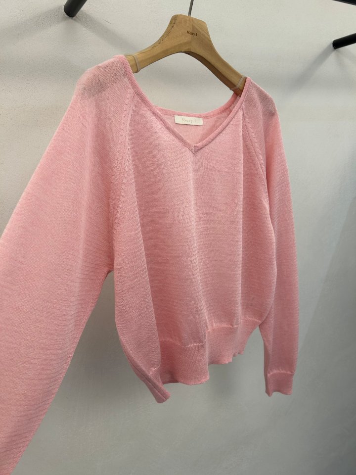 Merry J - Korean Women Fashion - #womensfashion - Roel V-Neck Knit - 12