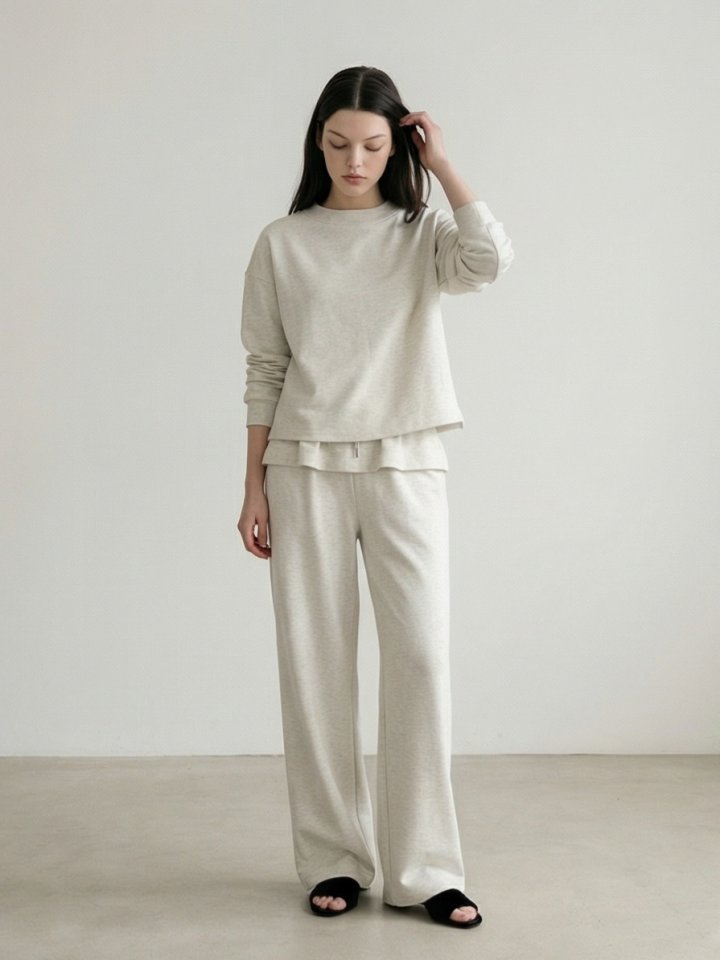 Merry J - Korean Women Fashion - #womensfashion - Jenny Boat Neck Set - 2