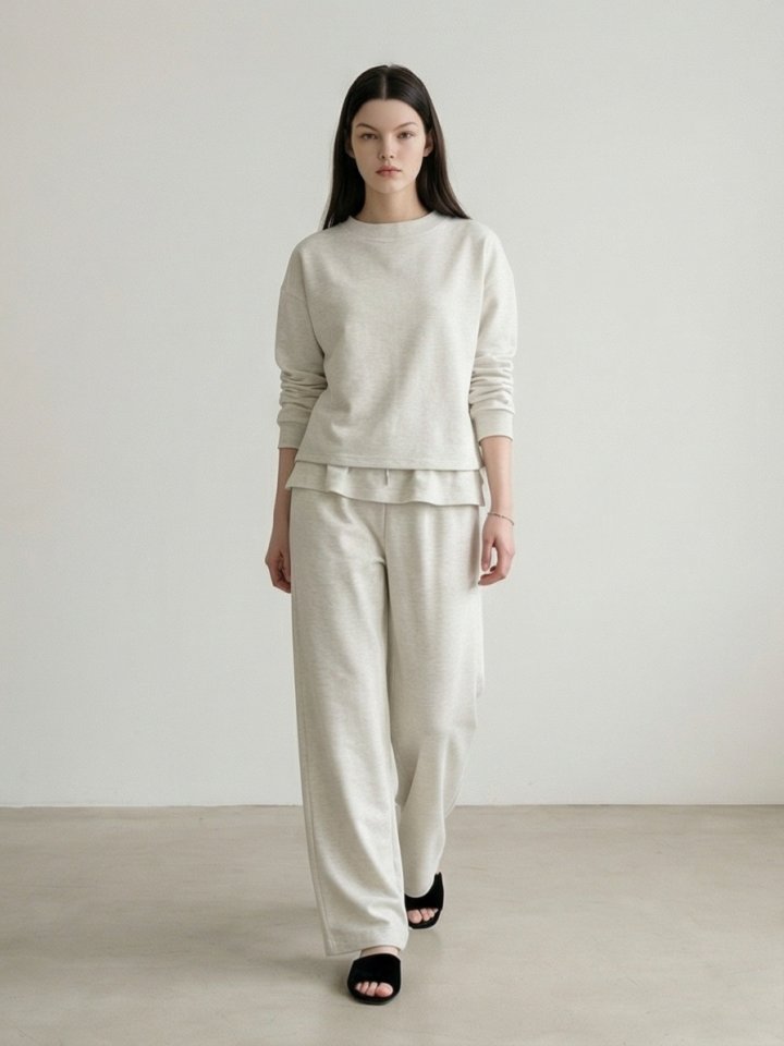 Merry J - Korean Women Fashion - #momslook - Jenny Boat Neck Set - 4