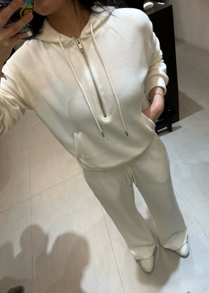 Merry J - Korean Women Fashion - #womensfashion - Rabbit Hoodie Set - 8