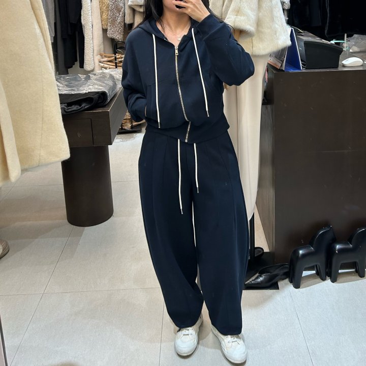 Merry J - Korean Women Fashion - #womensfashion - Rude Hoodie Set - 9