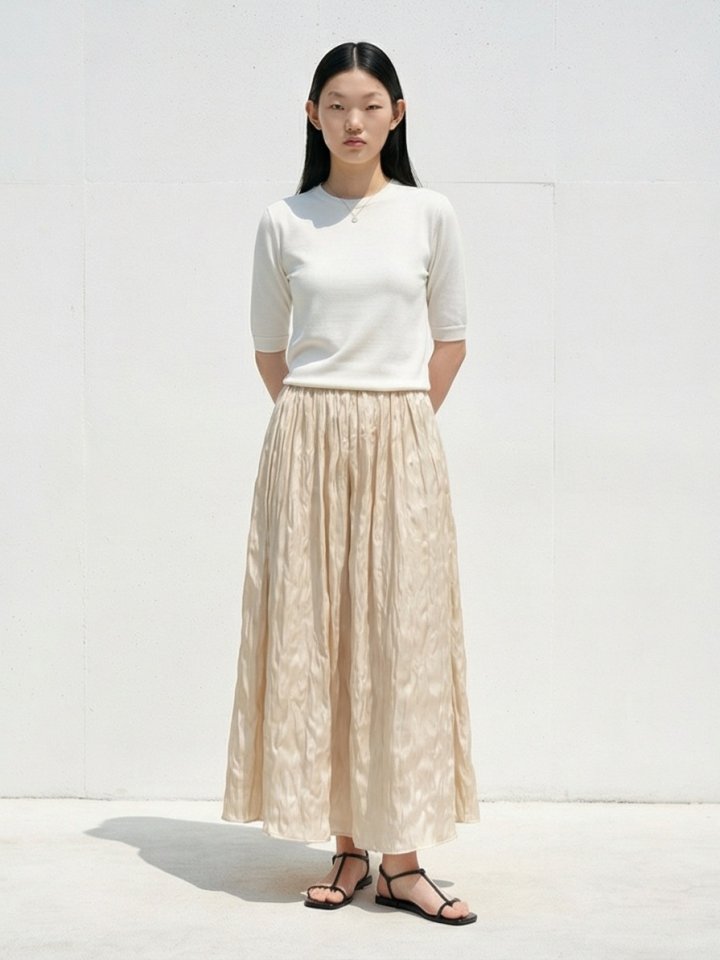 Merry J - Korean Women Fashion - #womensfashion - Aria Pleated Skirt - 2