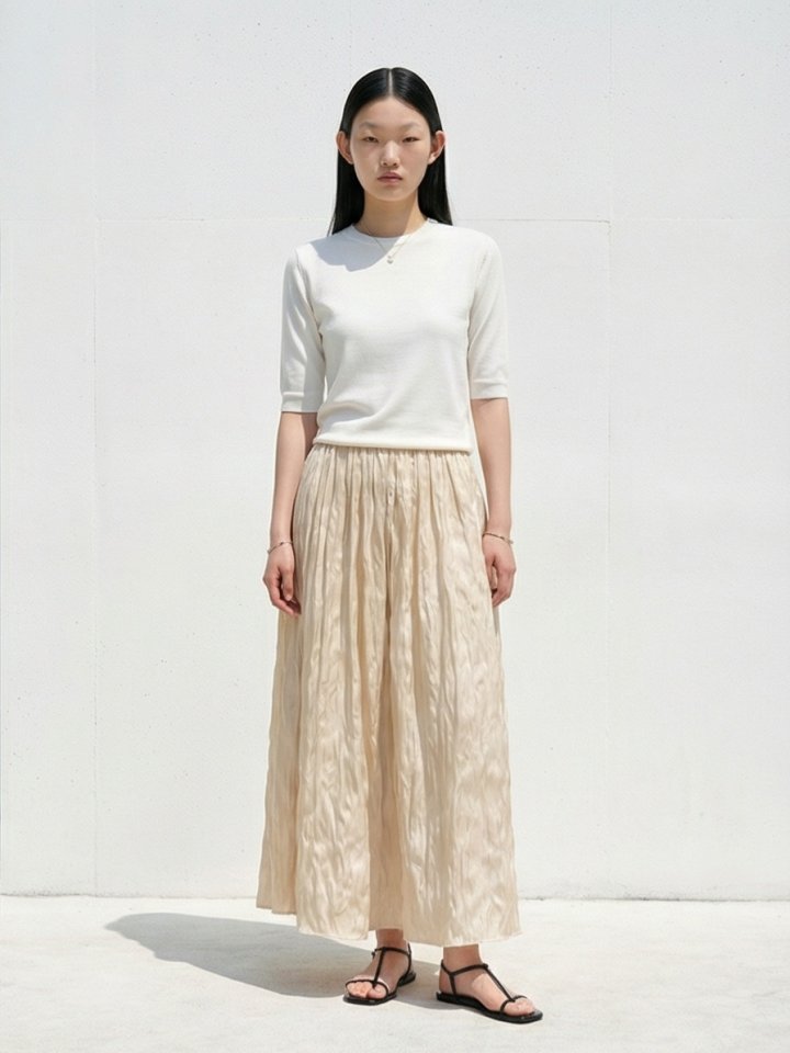 Merry J - Korean Women Fashion - #momslook - Aria Pleated Skirt - 4
