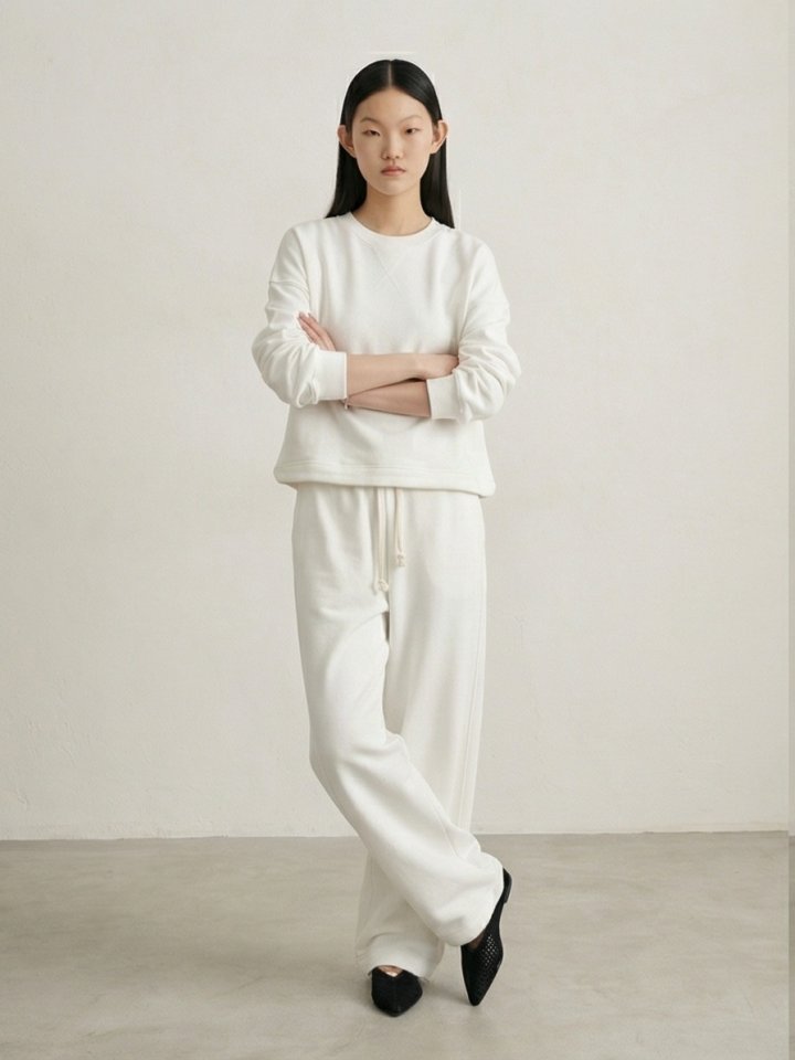 Merry J - Korean Women Fashion - #womensfashion - Lounge Sweatshirt Set