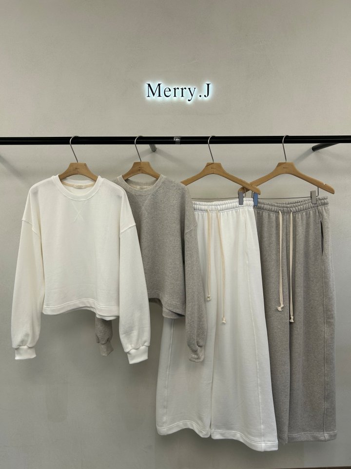 Merry J - Korean Women Fashion - #womensfashion - Lounge Sweatshirt Set - 5