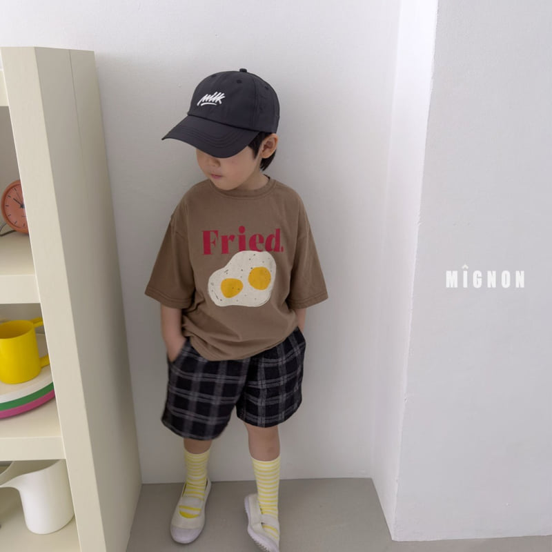 Mignon - Korean Children Fashion - #childofig - Fried Egg Tee - 8