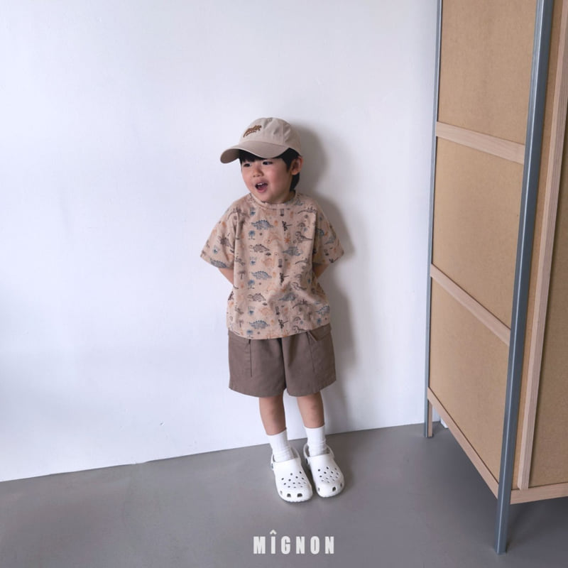 Mignon - Korean Children Fashion - #childrensboutique - Dinosaur Tee - 5