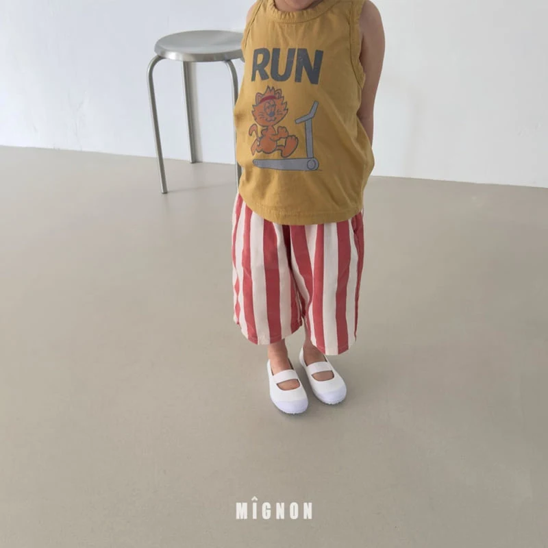Mignon - Korean Children Fashion - #designkidswear - Running Sleeveless Tee - 12