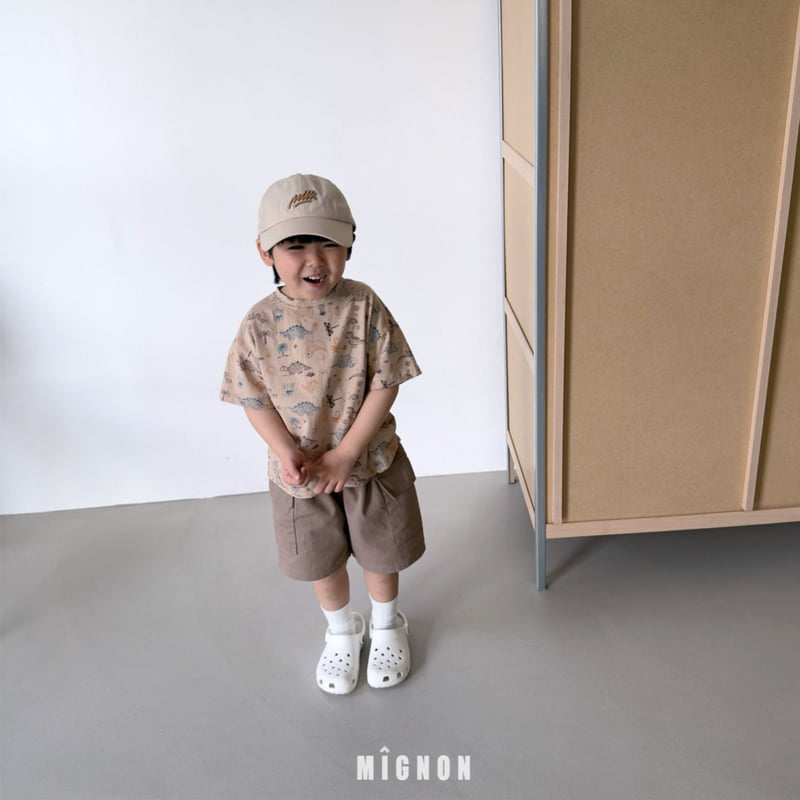 Mignon - Korean Children Fashion - #designkidswear - Dinosaur Tee - 6