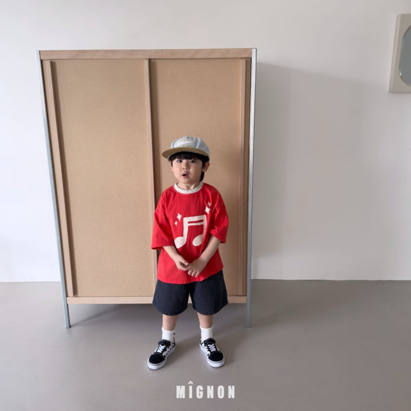 Mignon - Korean Children Fashion - #discoveringself - Music Note Tee - 9