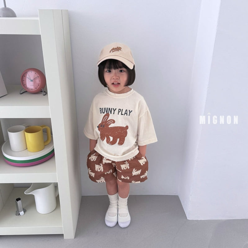Mignon - Korean Children Fashion - #discoveringself - Bunny Play Tee - 4