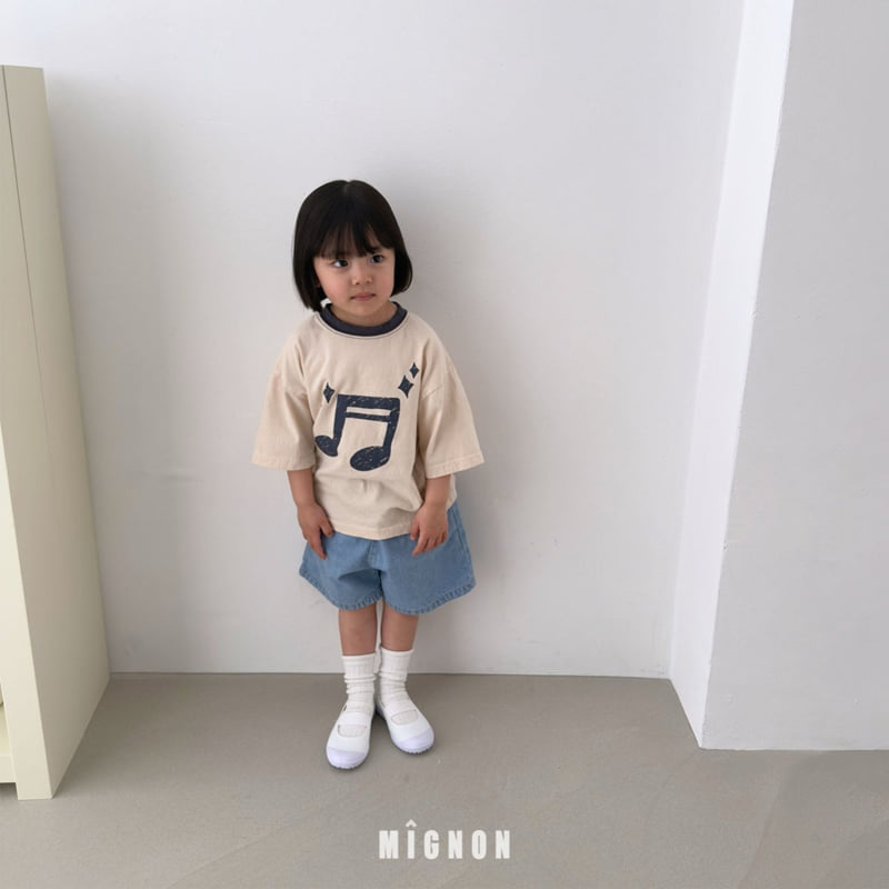 Mignon - Korean Children Fashion - #kidsshorts - Music Note Tee - 11