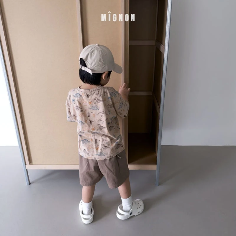 Mignon - Korean Children Fashion - #kidsshorts - Dinosaur Tee - 9