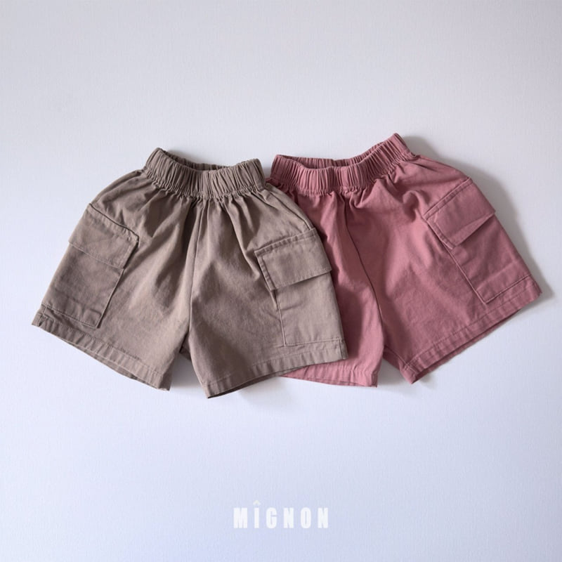 Mignon - Korean Children Fashion - #kidsshorts - Work Cargo Pants
