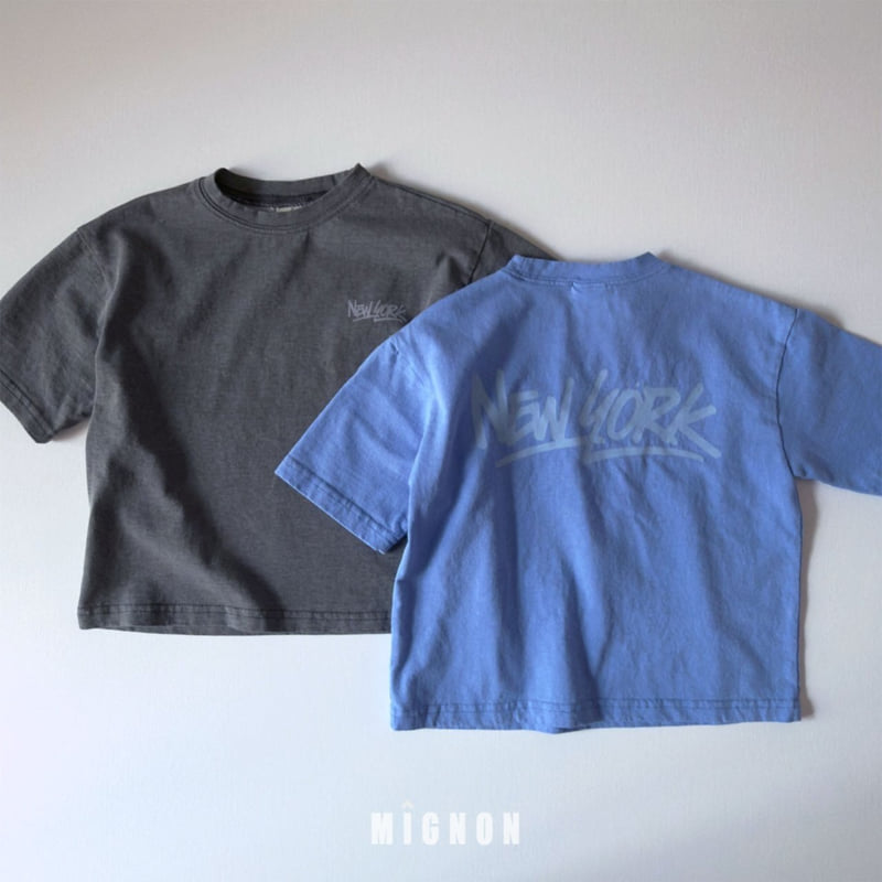 Mignon - Korean Children Fashion - #kidsstore - New York Pigment Tee