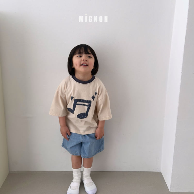 Mignon - Korean Children Fashion - #kidsstore - Music Note Tee - 12