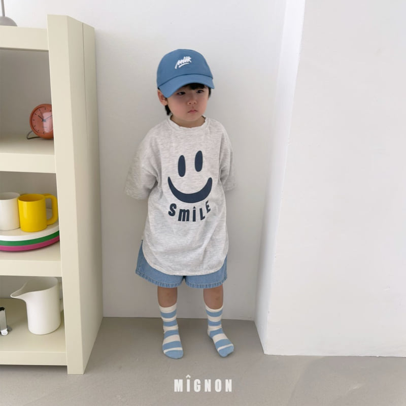 Mignon - Korean Children Fashion - #kidsstore - Smile Long Tee - 9