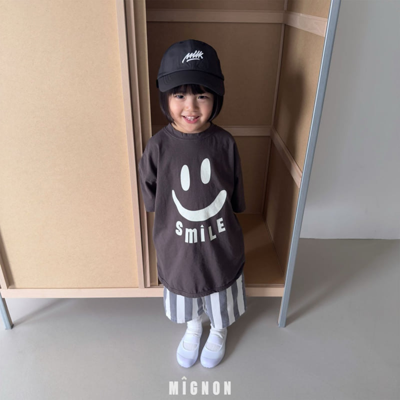 Mignon - Korean Children Fashion - #kidzfashiontrend - Smile Long Tee - 10