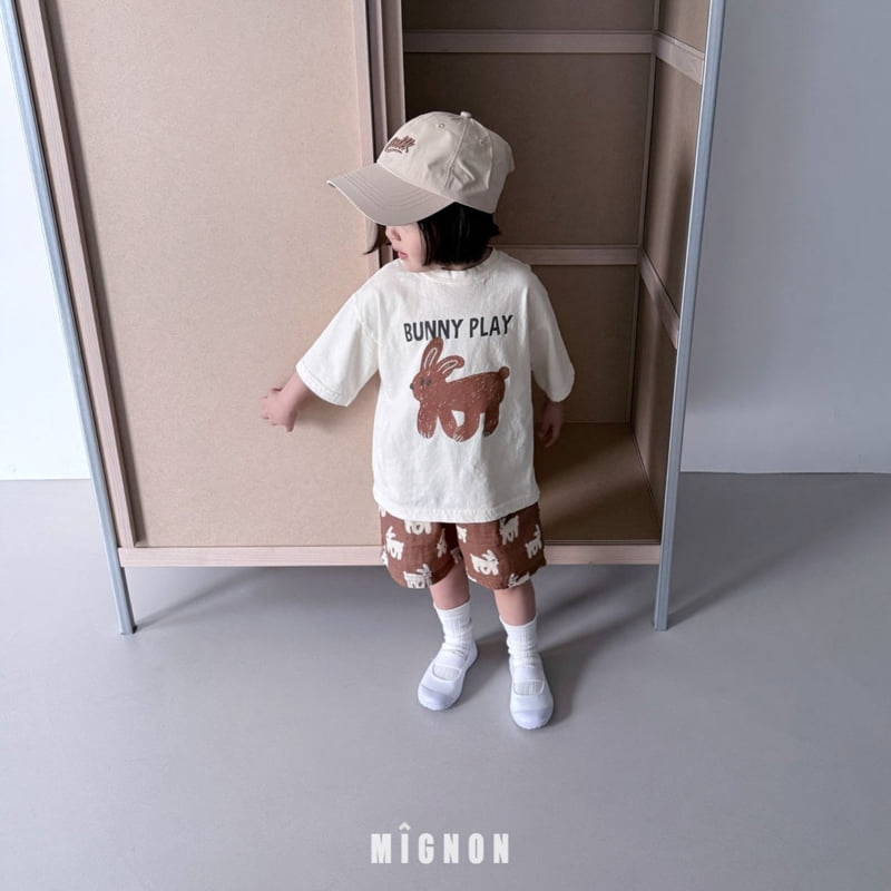 Mignon - Korean Children Fashion - #kidzfashiontrend - Bunny Play Tee - 7