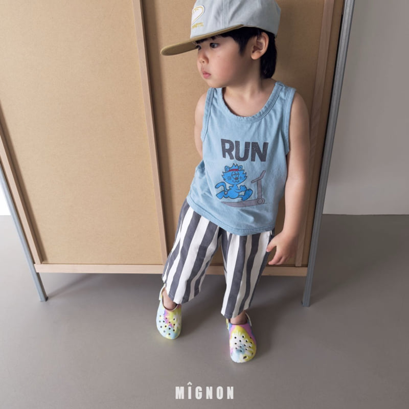 Mignon - Korean Children Fashion - #littlefashionista - Running Sleeveless Tee - 3