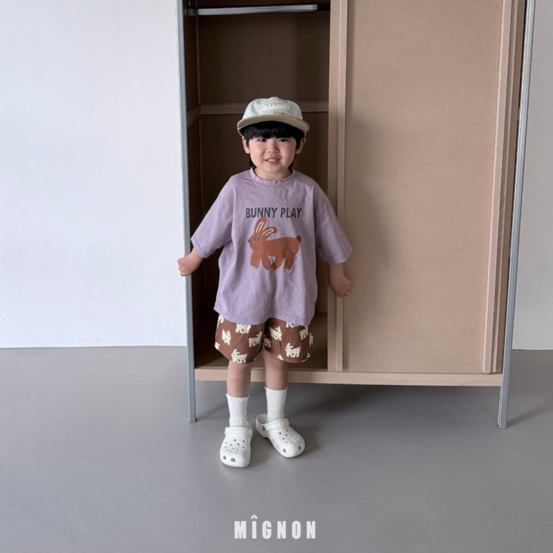 Mignon - Korean Children Fashion - #littlefashionista - Bunny Play Tee - 9