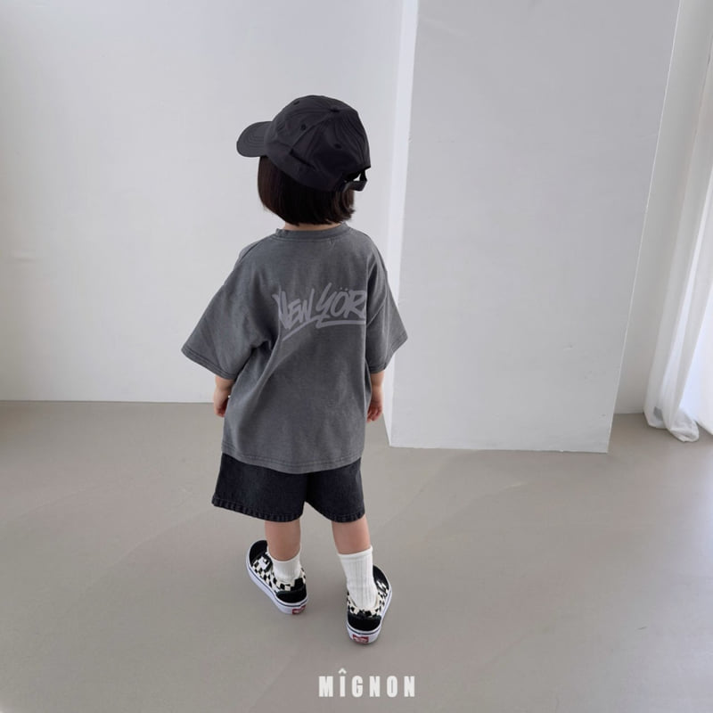 Mignon - Korean Children Fashion - #prettylittlegirls - New York Pigment Tee - 7