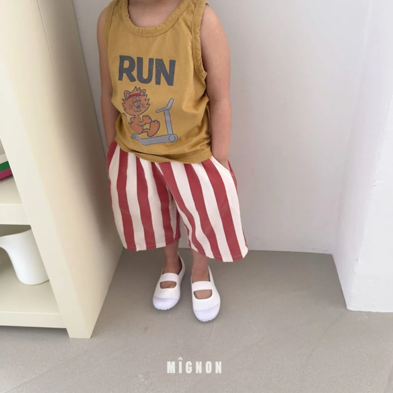 Mignon - Korean Children Fashion - #stylishchildhood - Running Sleeveless Tee - 9