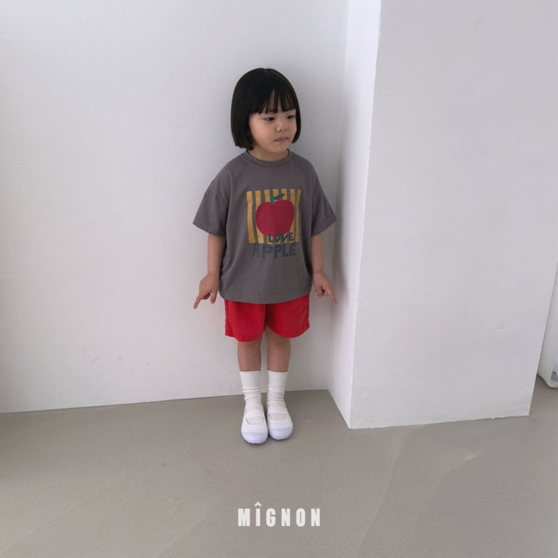 Mignon - Korean Children Fashion - #stylishchildhood - Apple Tee - 8