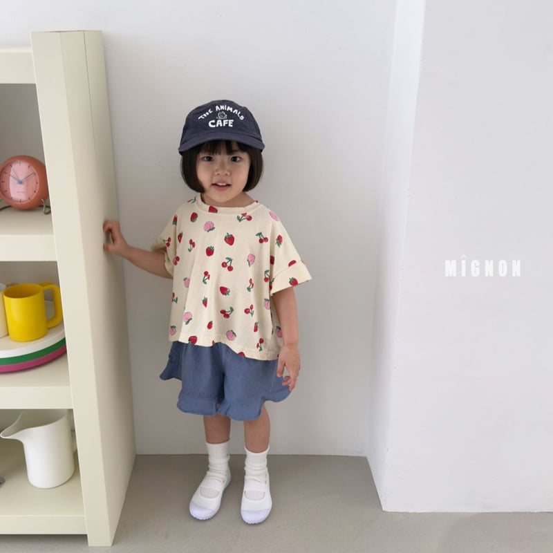 Mignon - Korean Children Fashion - #toddlerclothing - Strawberry Tee - 4
