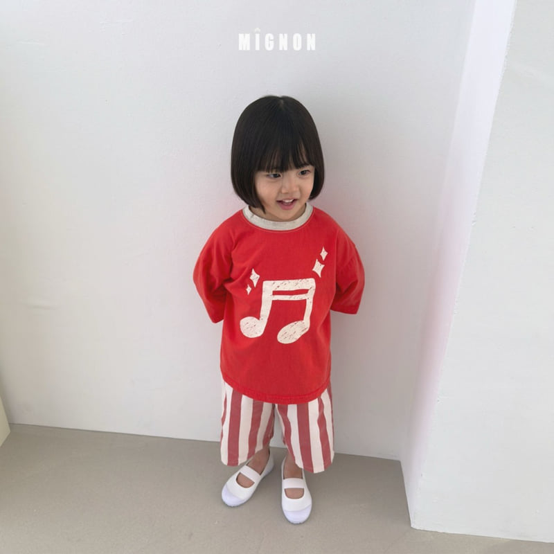 Mignon - Korean Children Fashion - #todddlerfashion - Music Note Tee - 3