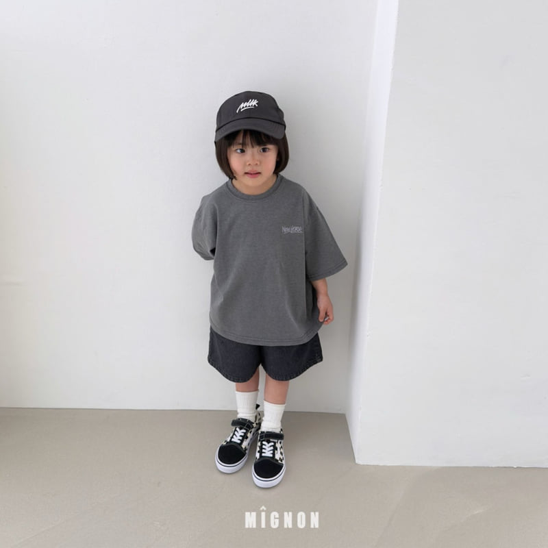 Mignon - Korean Children Fashion - #toddlerclothing - New York Pigment Tee - 9